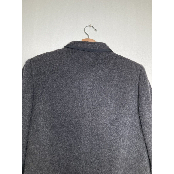 Jigsaw Womens Blazer Jacket Size 14 Snap Button Front Gray/Black Formal Workwear - Picture 7 of 11